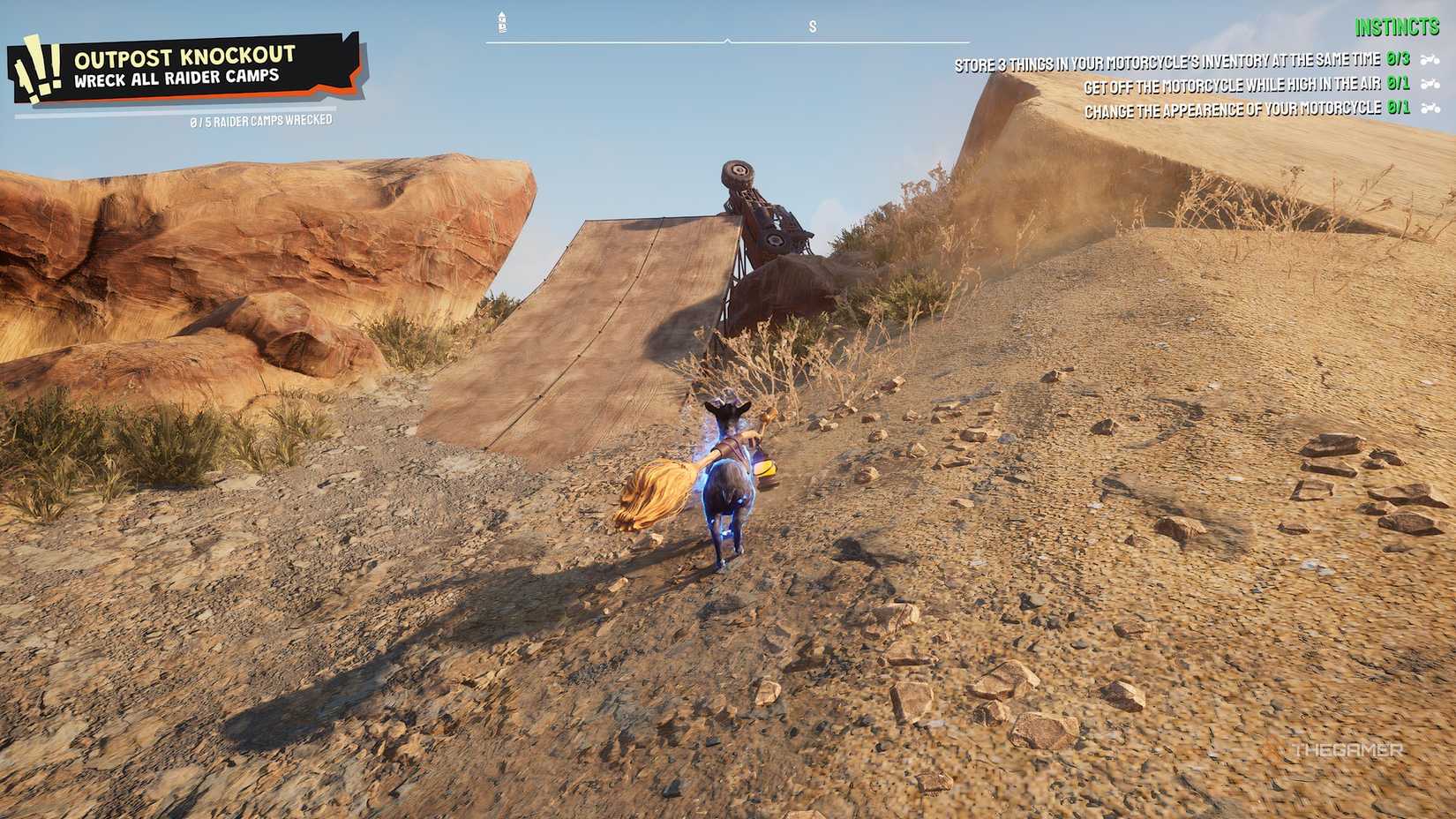 Wasteland Ramp 4 location in Goat Simulator 3.