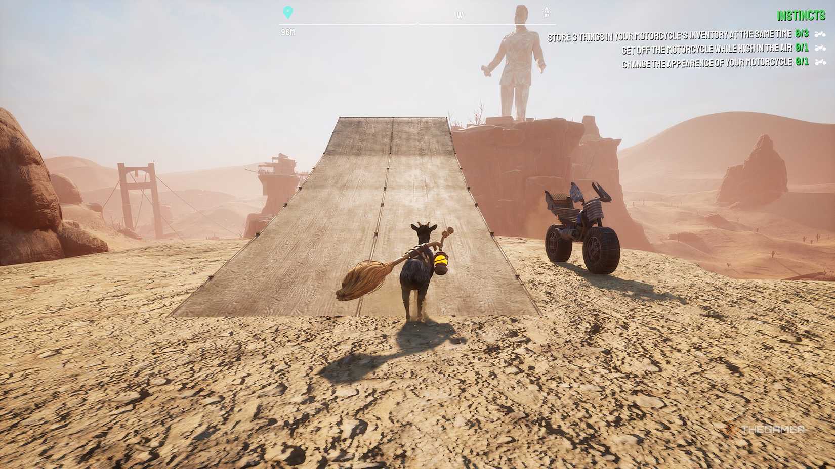 Wasteland ramp 5 location in Goat Simulator 3.