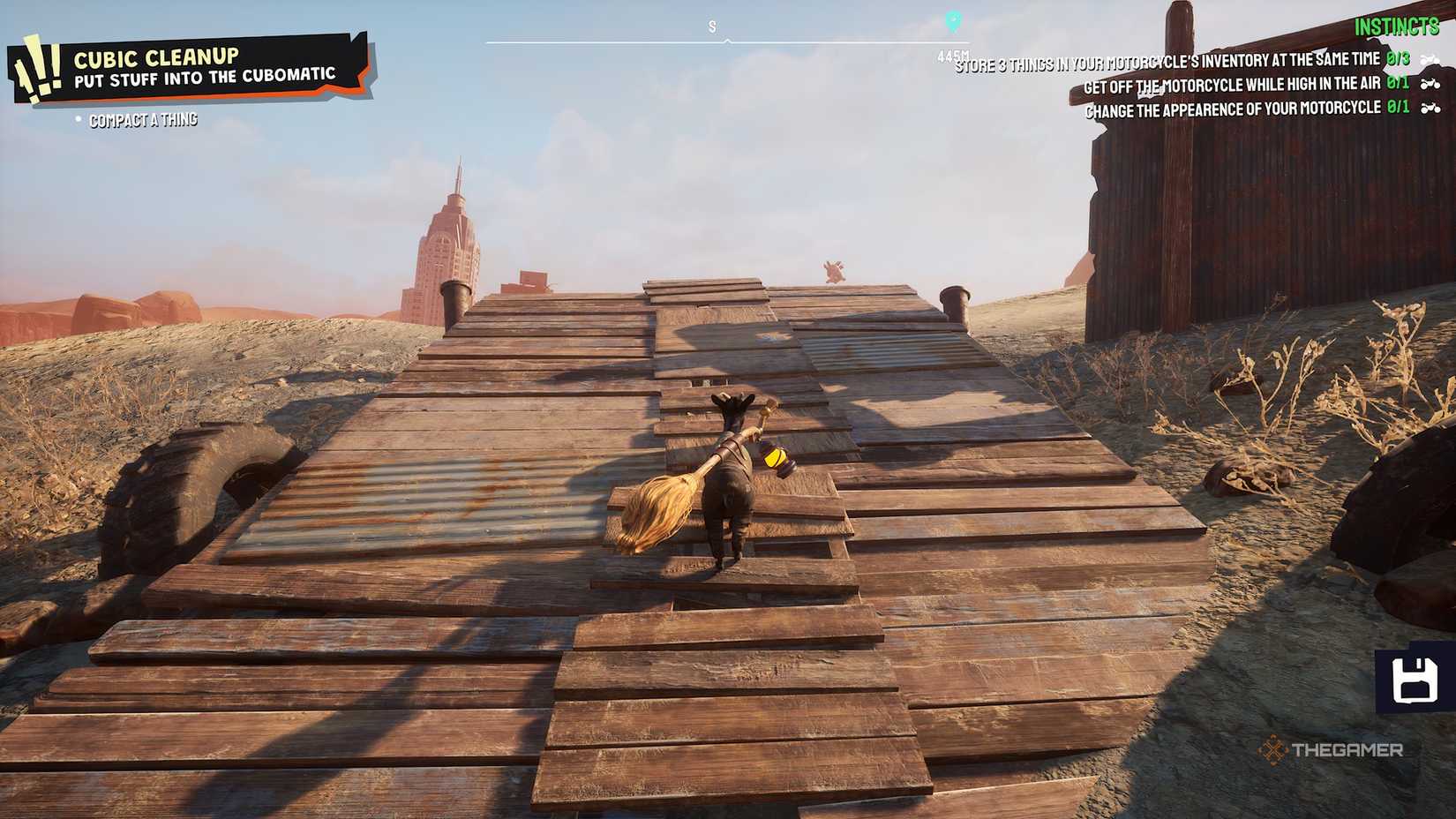 Wasteland ramp 6 location in Goat Simulator 3.
