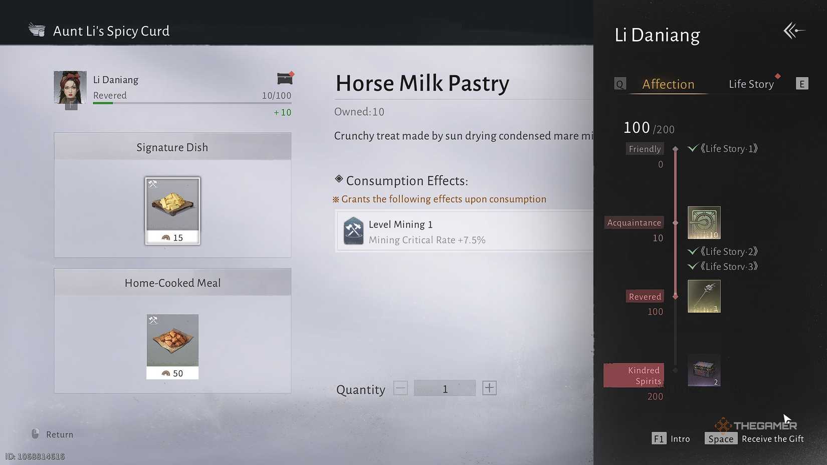 Where Winds Meet NPC Affinity menu with a merchant.