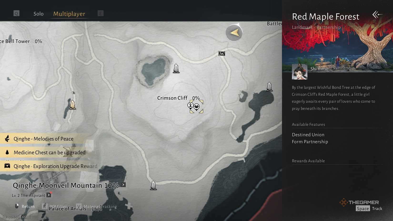 Where Winds Meet Shi Yimo map location.