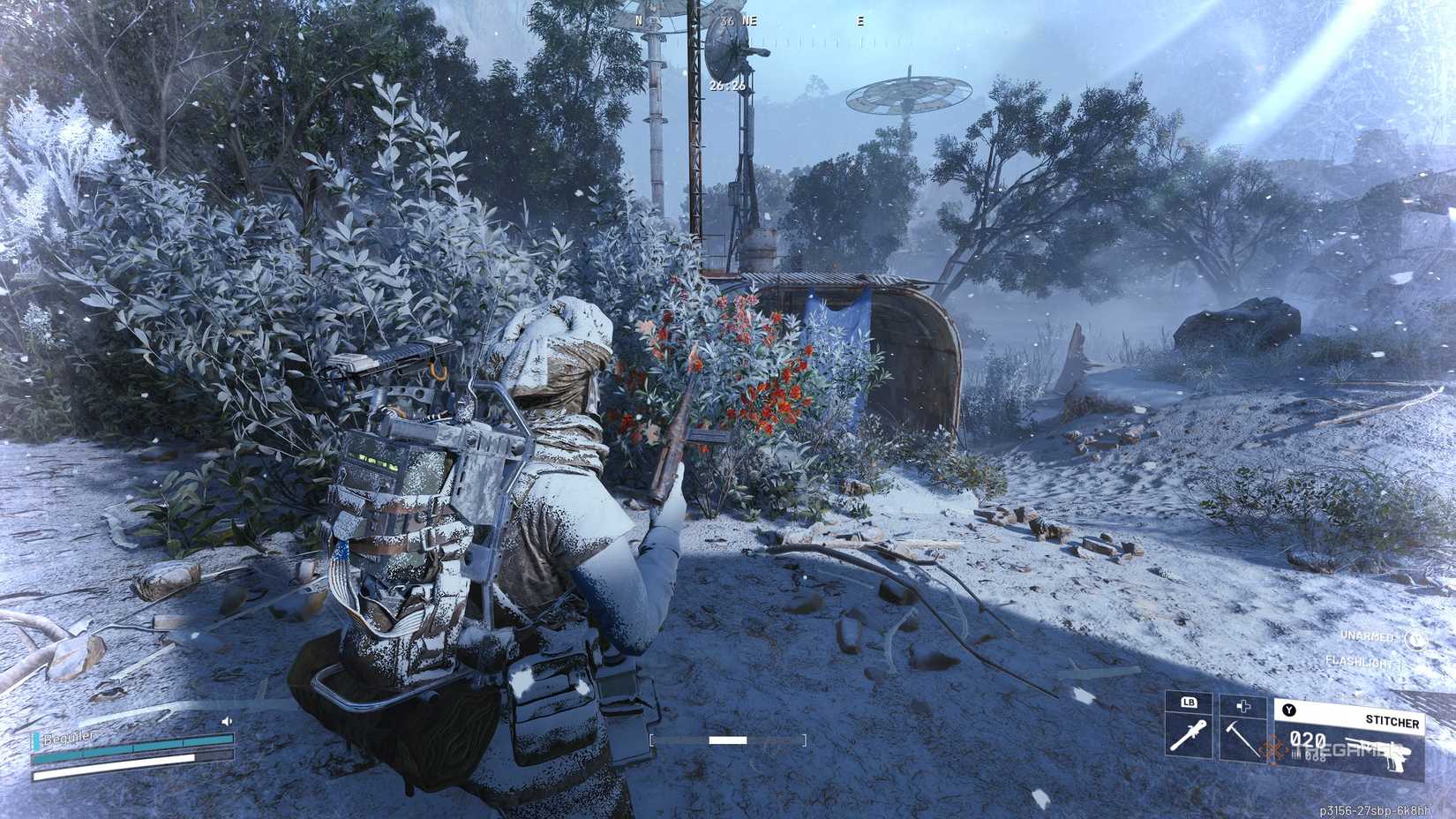 A player completing every step of the Flickering Flames event project in Arc Raiders.