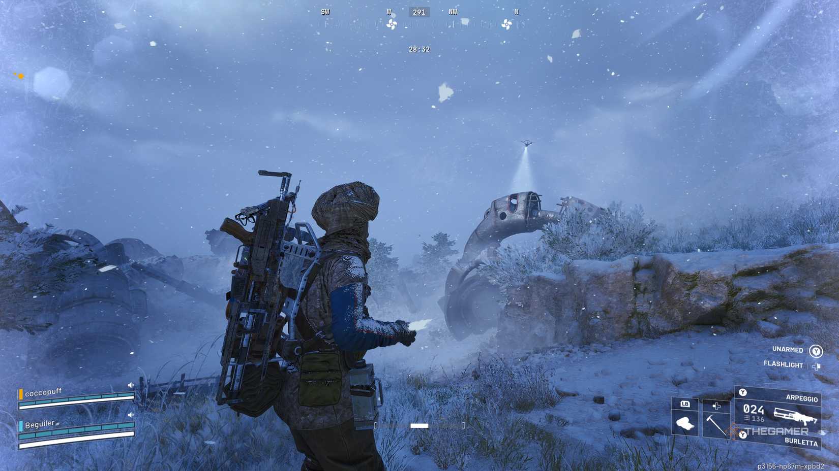 A player completing every step of the Flickering Flames event project in Arc Raiders.