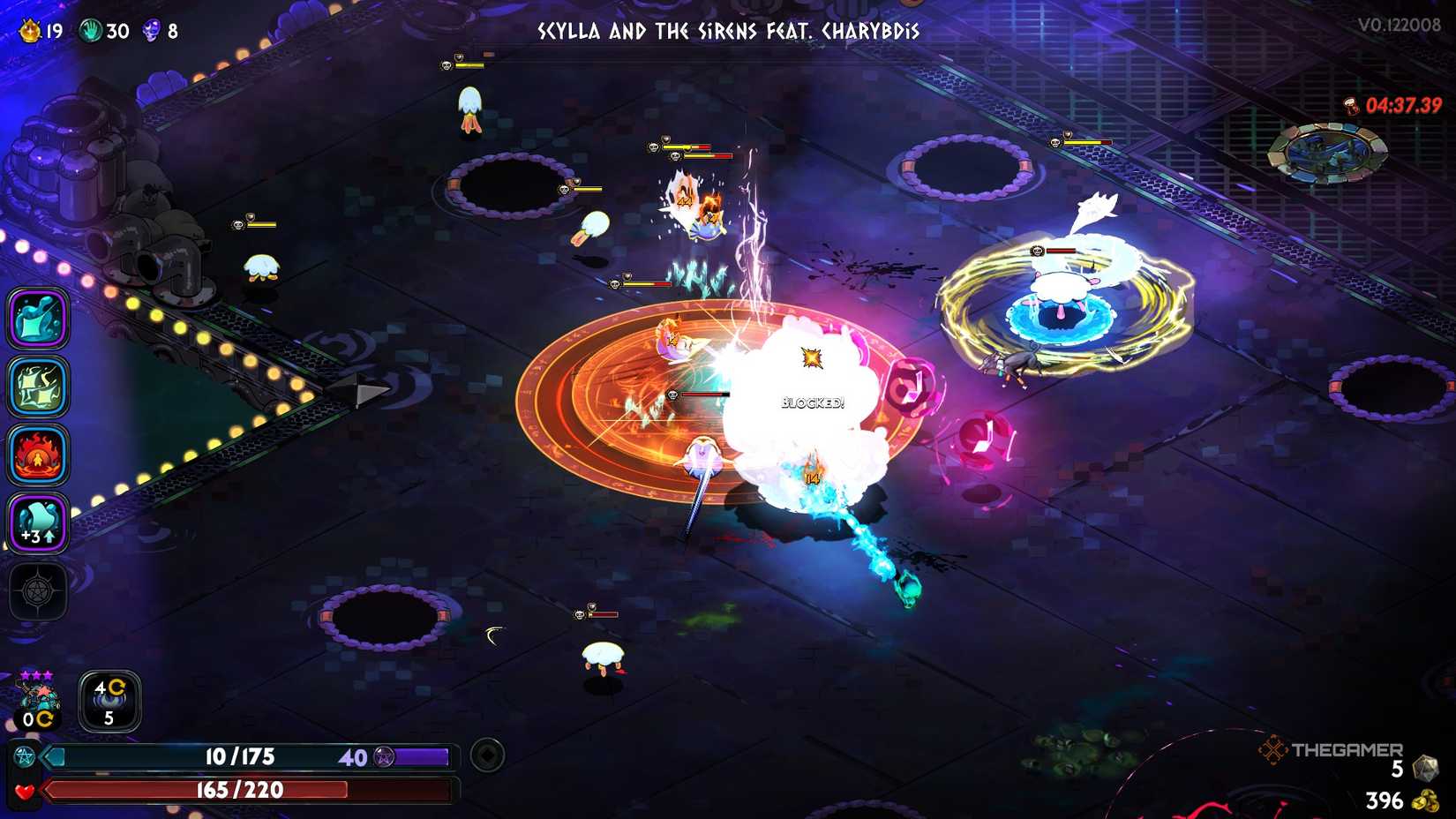 Melinoe dodges several projectiles and swarms during Scylla's Phase Three Unrivaled Fight in Hades 2.