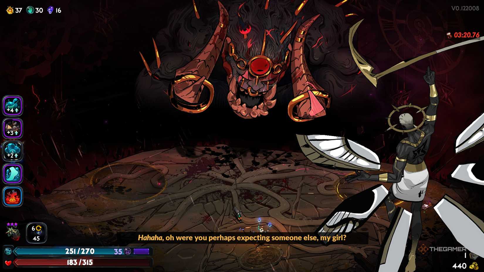 Chronos appears in Zeus's place during Typhon's phase transition in Hades 2.