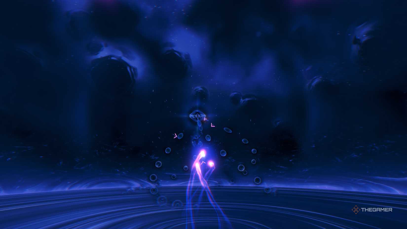 A player beating Sylux the final boss in Metroid Prime 4: Beyond.