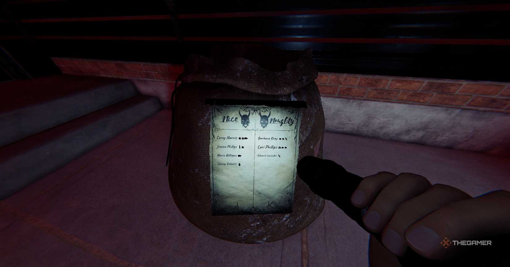 Sack of Krampus Presents in Phasmophobia.