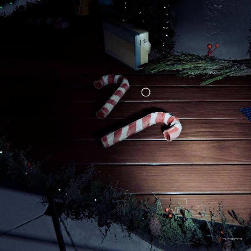 Krampus present on a table in Phasmophobia.