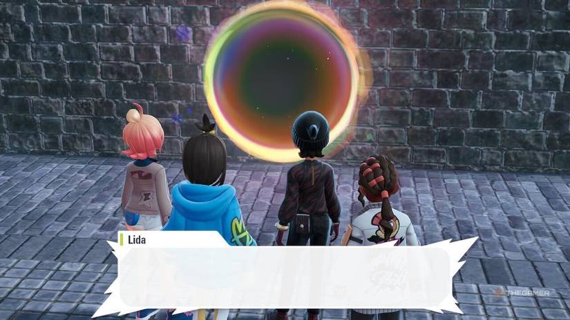 A distortion tunnel in Pokemon Legends Z A.