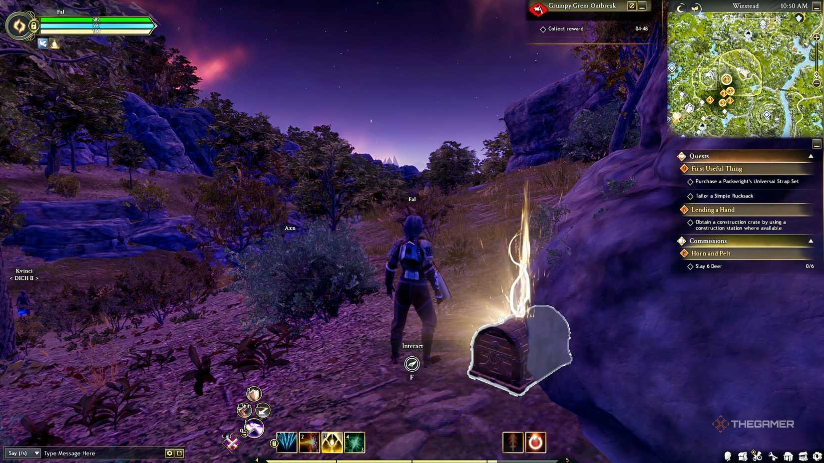 Ashes of Creation Chest reward after event.