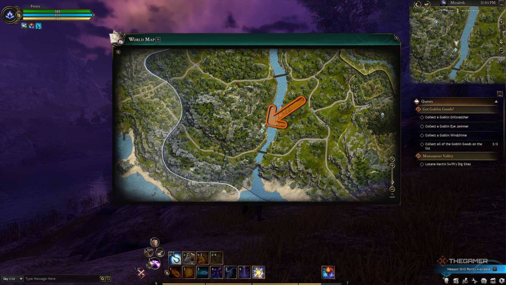 Ashes Of Creation location for optional NPCs in rebel rousers quest.