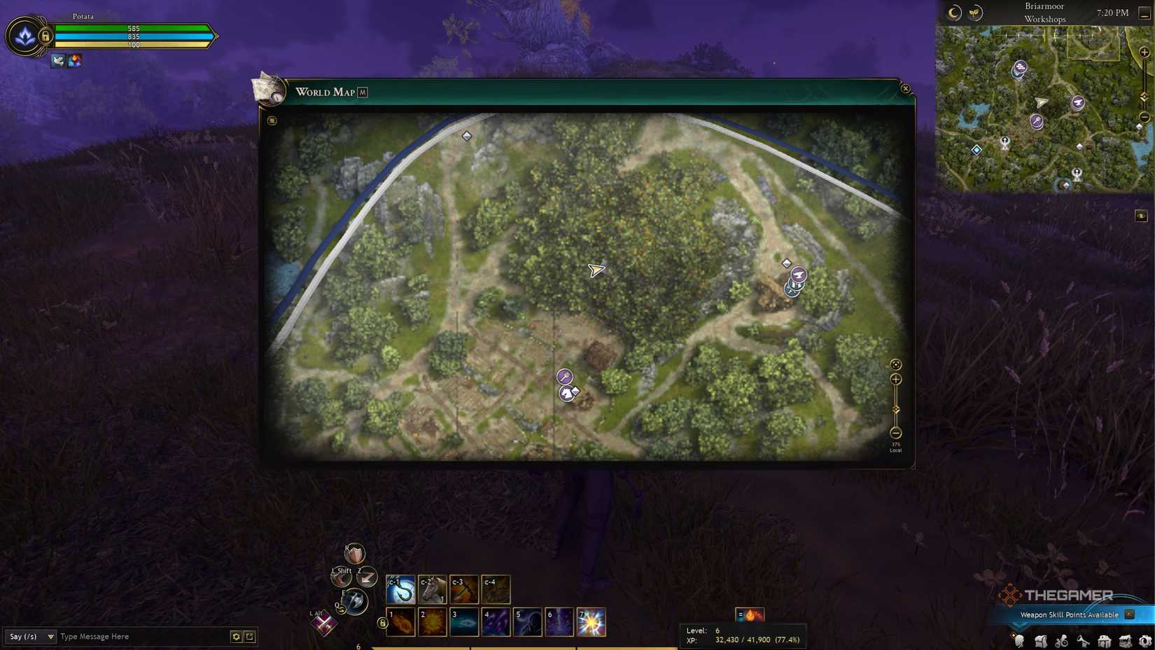 Ashes Of Creation location to farm herbs for first useful thing quest.