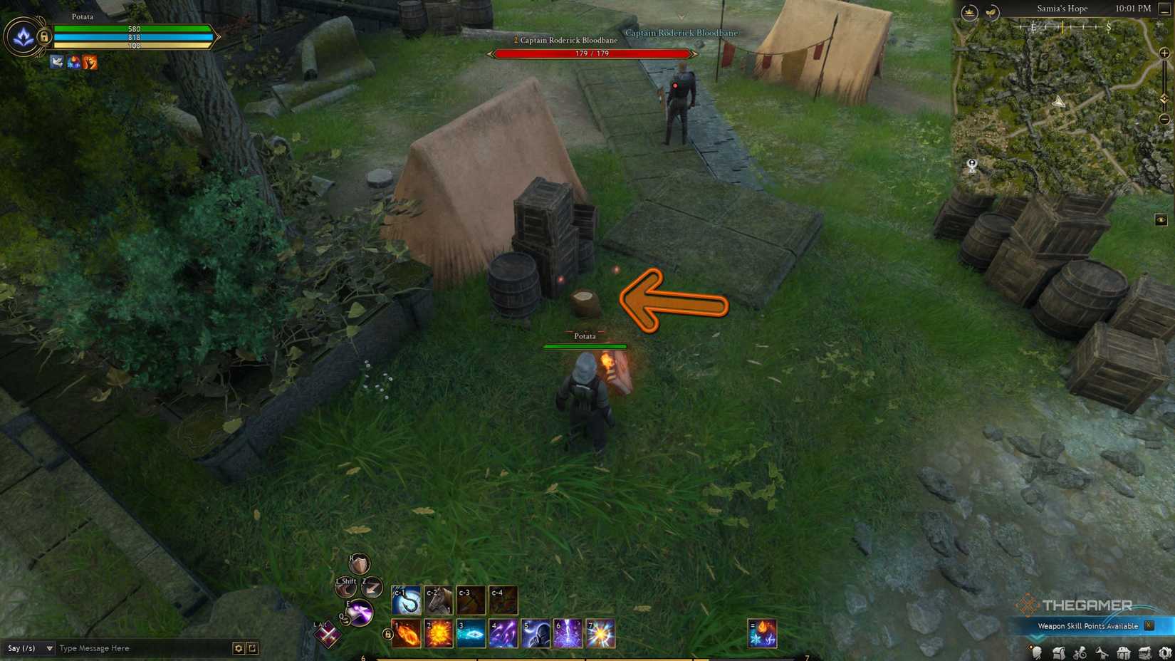 Ashes Of Creation posion information location one.