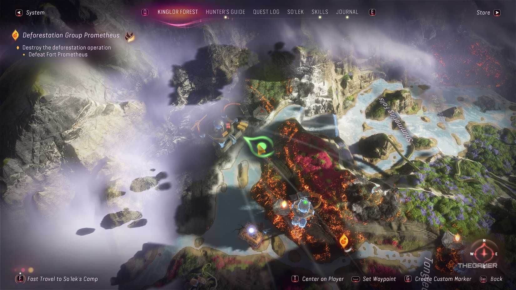 Avatar_ Frontiers of Pandora™ Fort Prometheus Map Location.