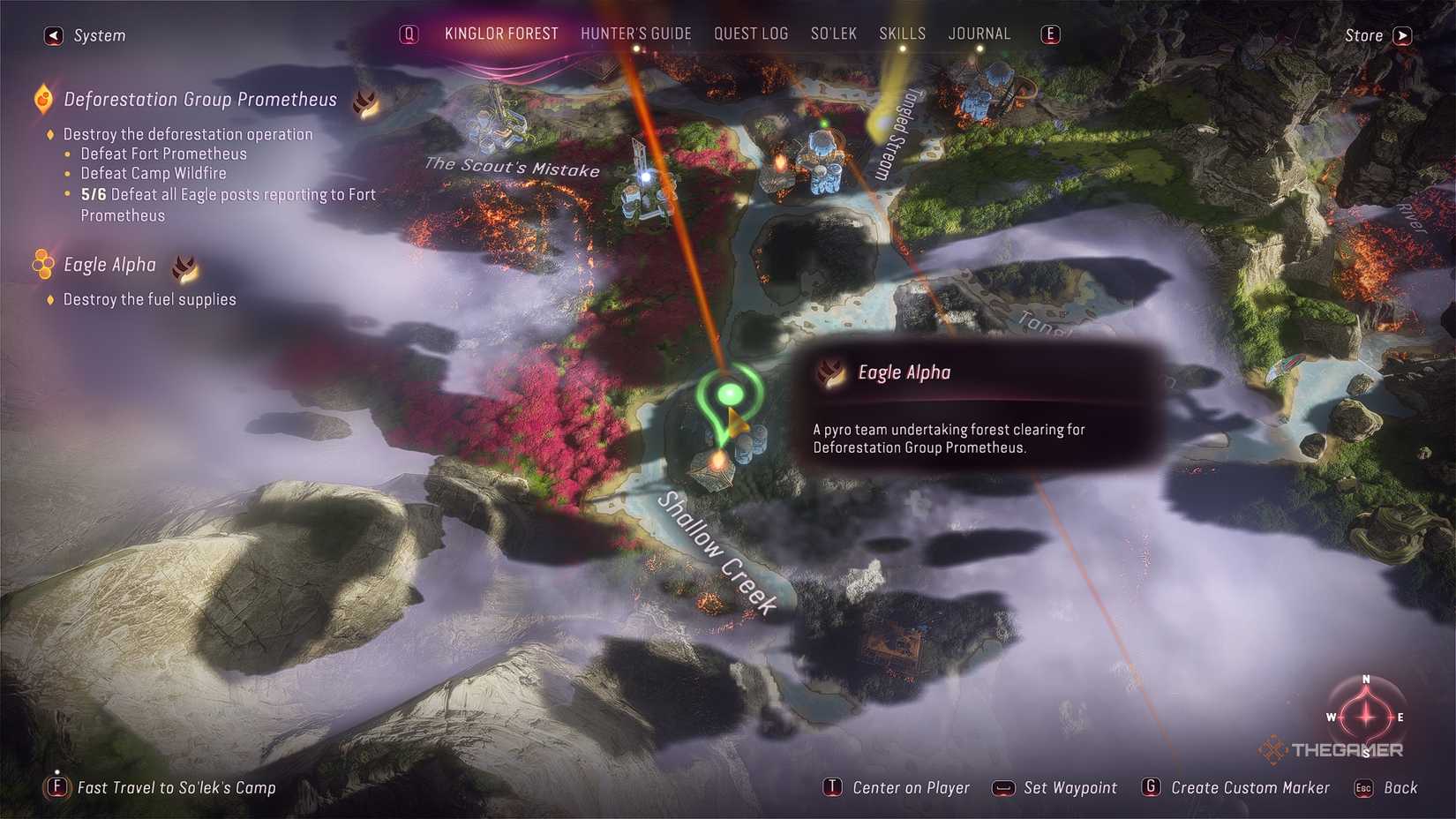 Avatar_ Frontiers of Pandora™ Prometheus Eagle Alpha map location.