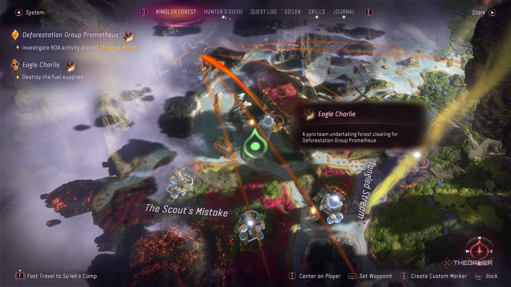 Avatar_ Frontiers of Pandora™ Prometheus Eagle Charlie map location.