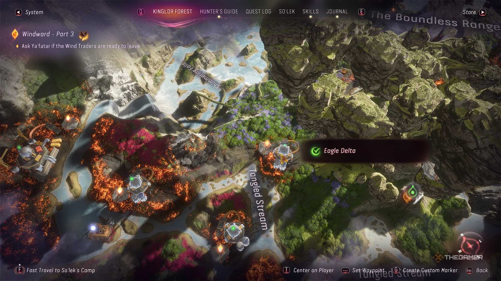 Avatar_ Frontiers of Pandora™ Prometheus Eagle Delta map location.