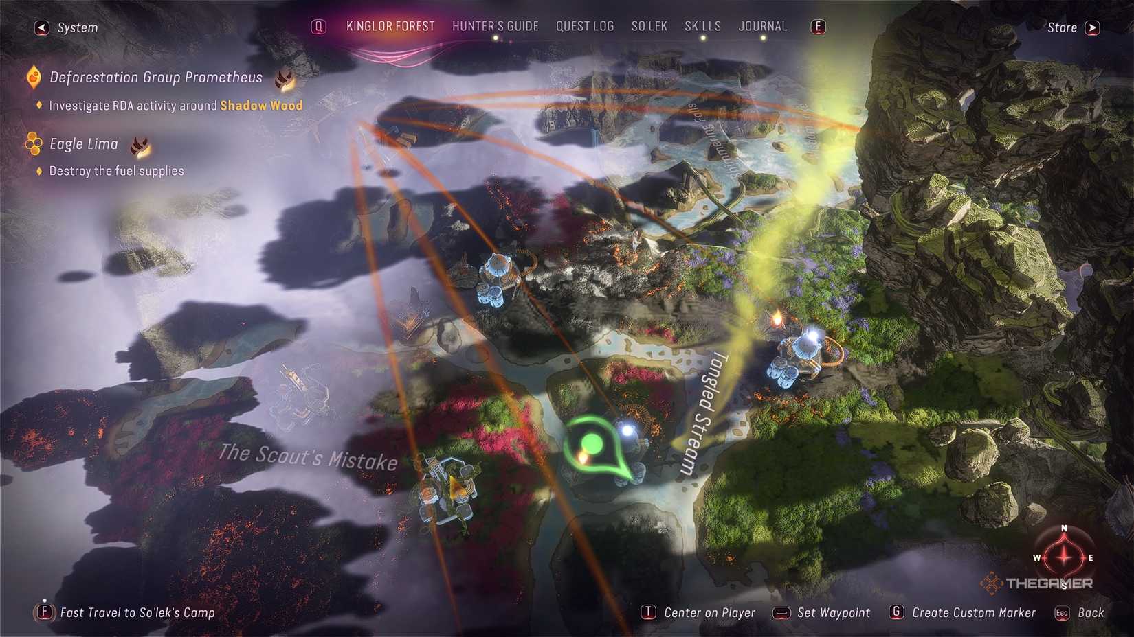 Avatar_ Frontiers of Pandora™ Prometheus Eagle Lima Map Location.