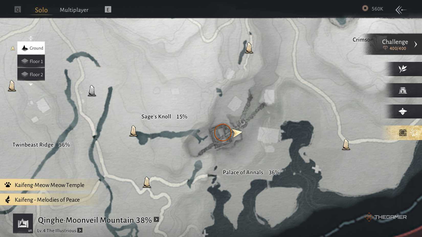 Crown antique location in Where Winds Meet.