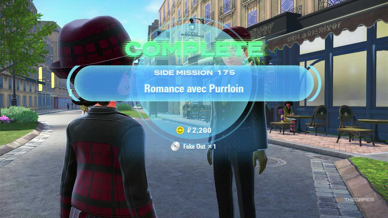 Completing the Side Mission 175: Romance avec Purrloin quest in the Mega Dimension DLC of Pokemon Legends: Z-A, getting the Fake Out TM as a reward.