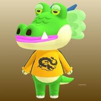 Drago in Animal Crossing New Horizons.