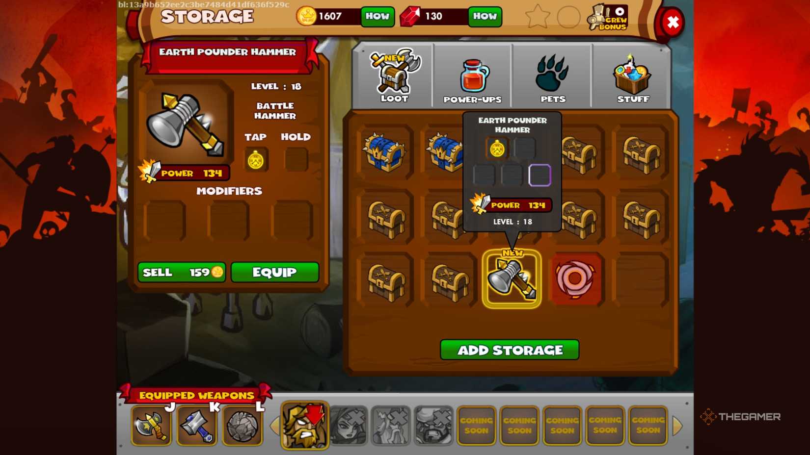 Dungeon Rampage Early Access Sell items and weapons.