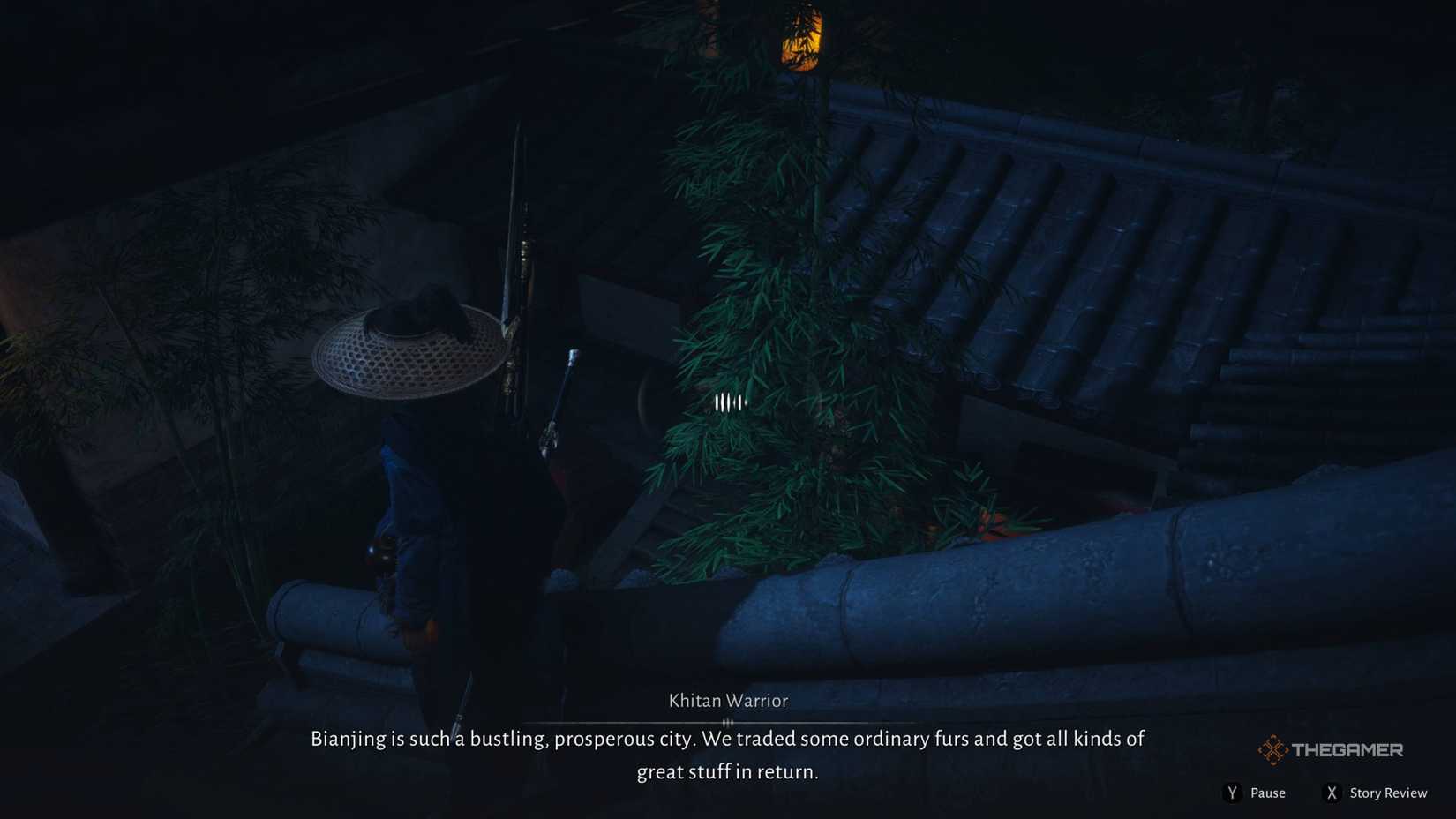 Eavesdropping on a Khitan warrior about trading in where winds meet.