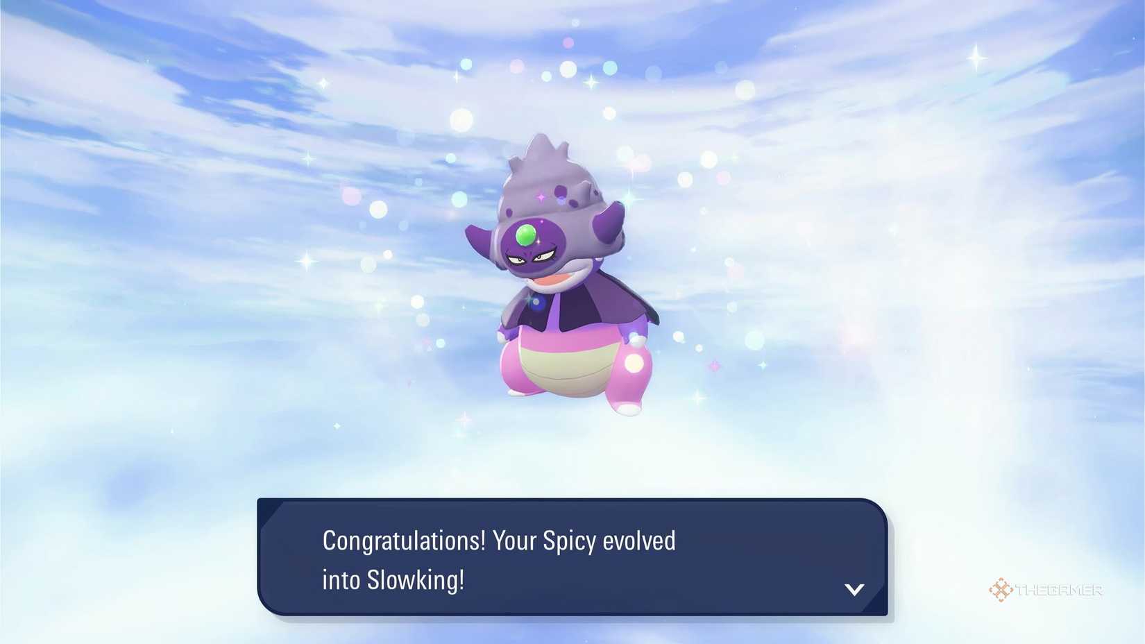 Evolving Galarian Slowpoke into Galarian Slowking in Pokemon Legends: Z-A, the best of the two evolutions available over Galarian Slowbro.