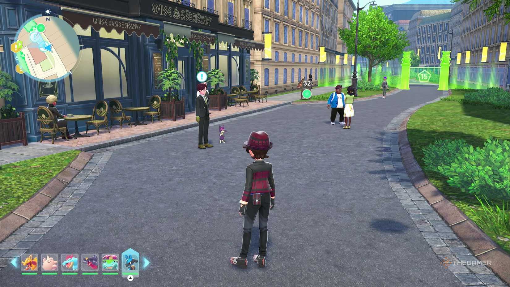 Finding Frousse and Purrloin in Pokemon Legends: Z-A's Mega Dimension DLC to start the Romance avec Purrloin side quest.