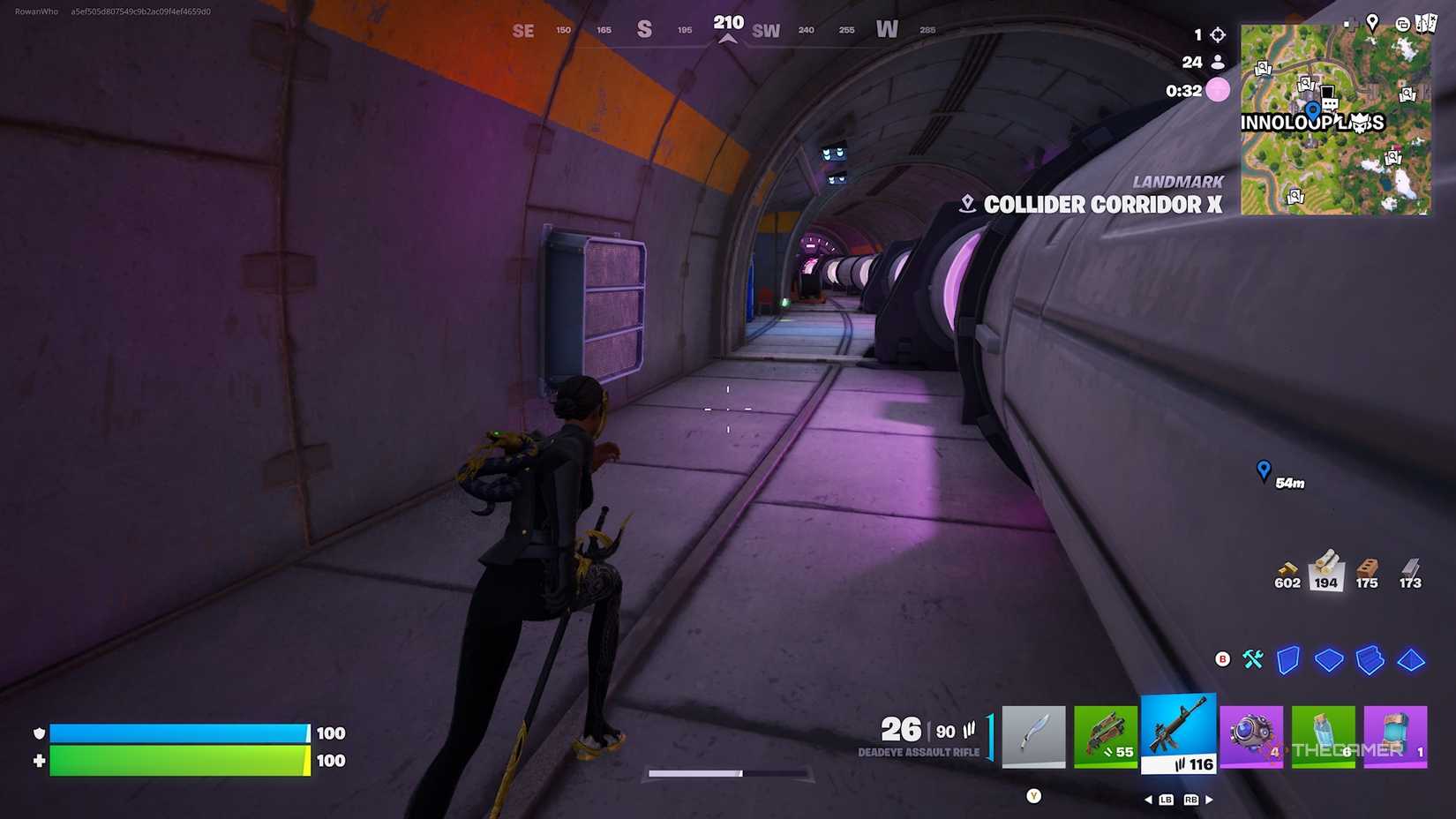 Fortnite Collider Corridor X.