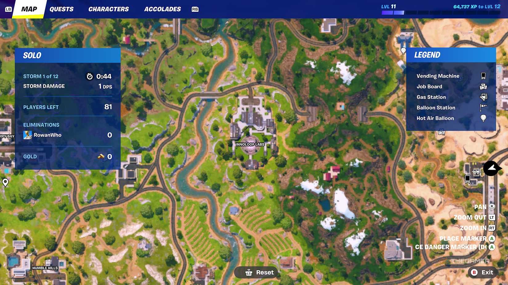 Fortnite Innoloop Labs location.