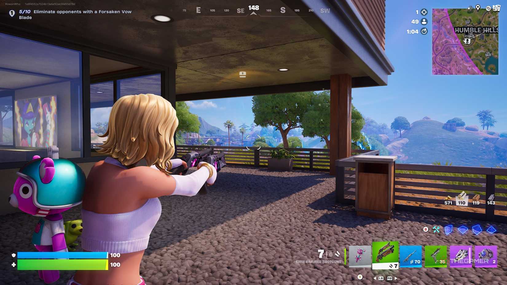 Fortnite Twin Hammer Shotgun.