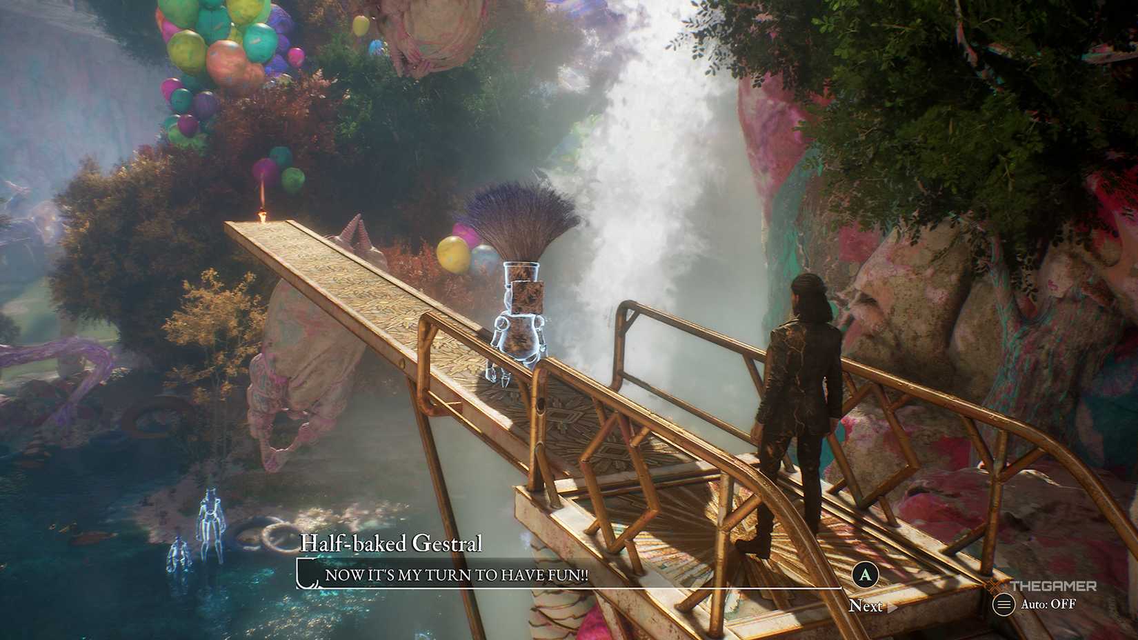 Gestral blocking the diving board in Clair Obscur: Expedition 33.