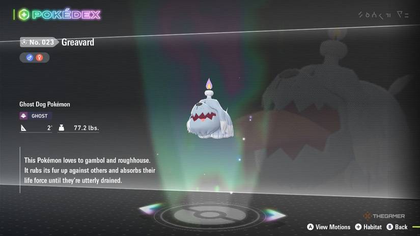 Greavard in your box in Pokemon Legends Z A.