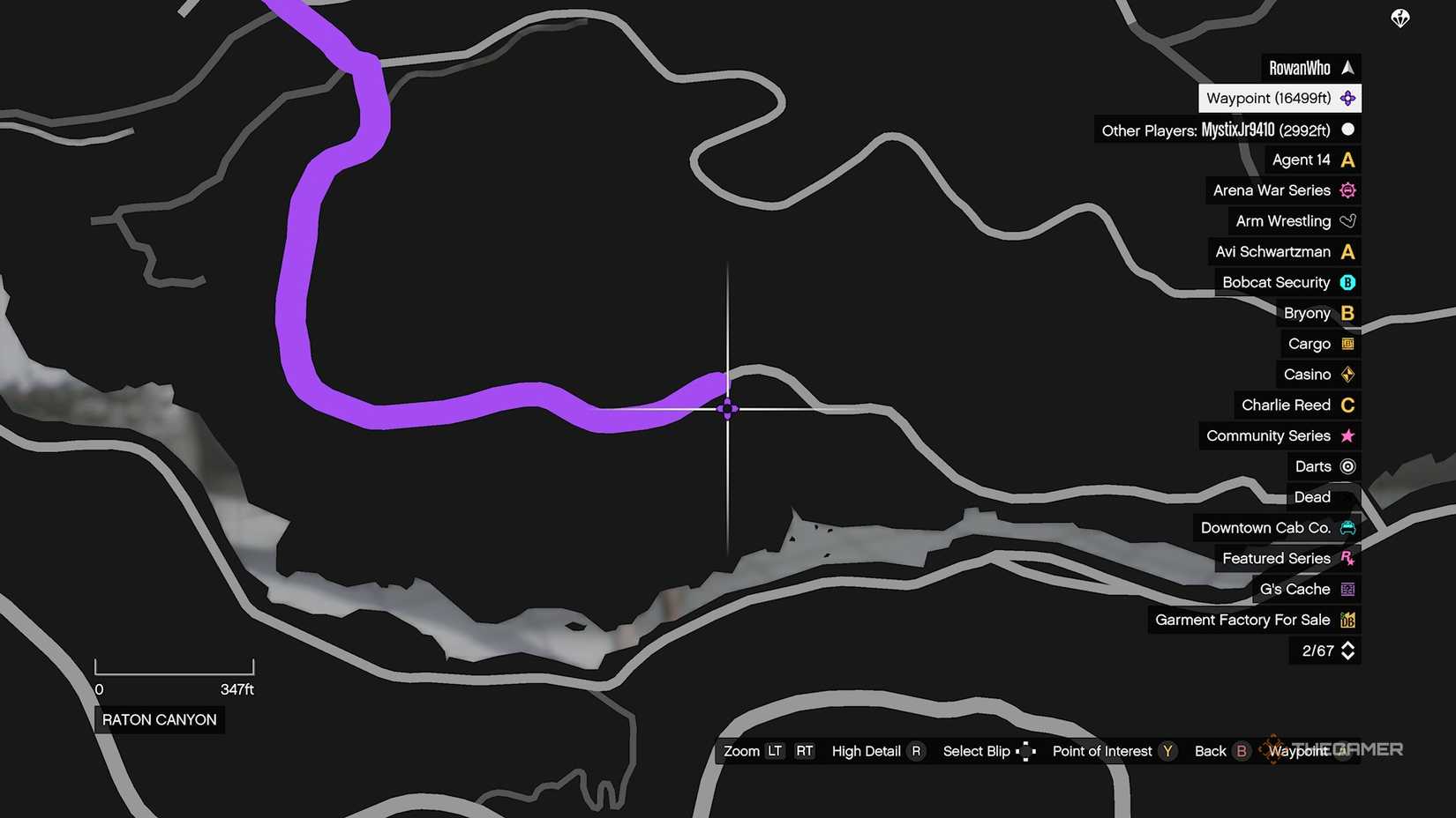 GTA Online wrecked car clue location.