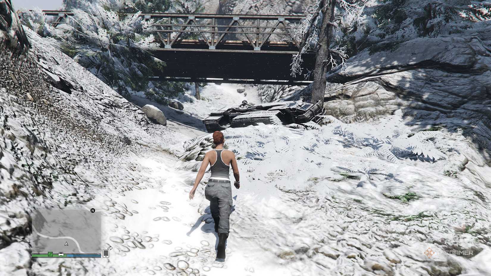 GTA Online Wrecked Car Clue.