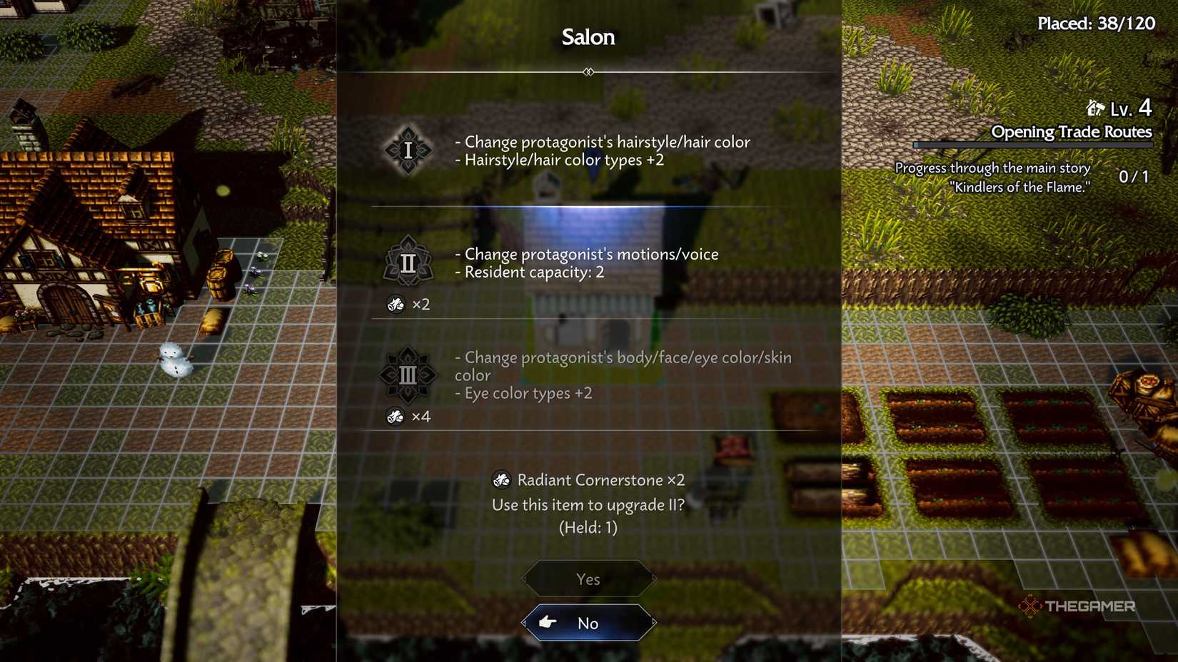 All salon upgrades in Octopath Traveler 0.
