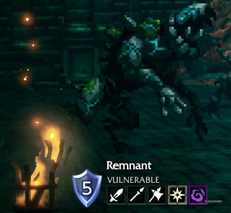 Remnant and it's weaknesses in Octopath Traveler 0.