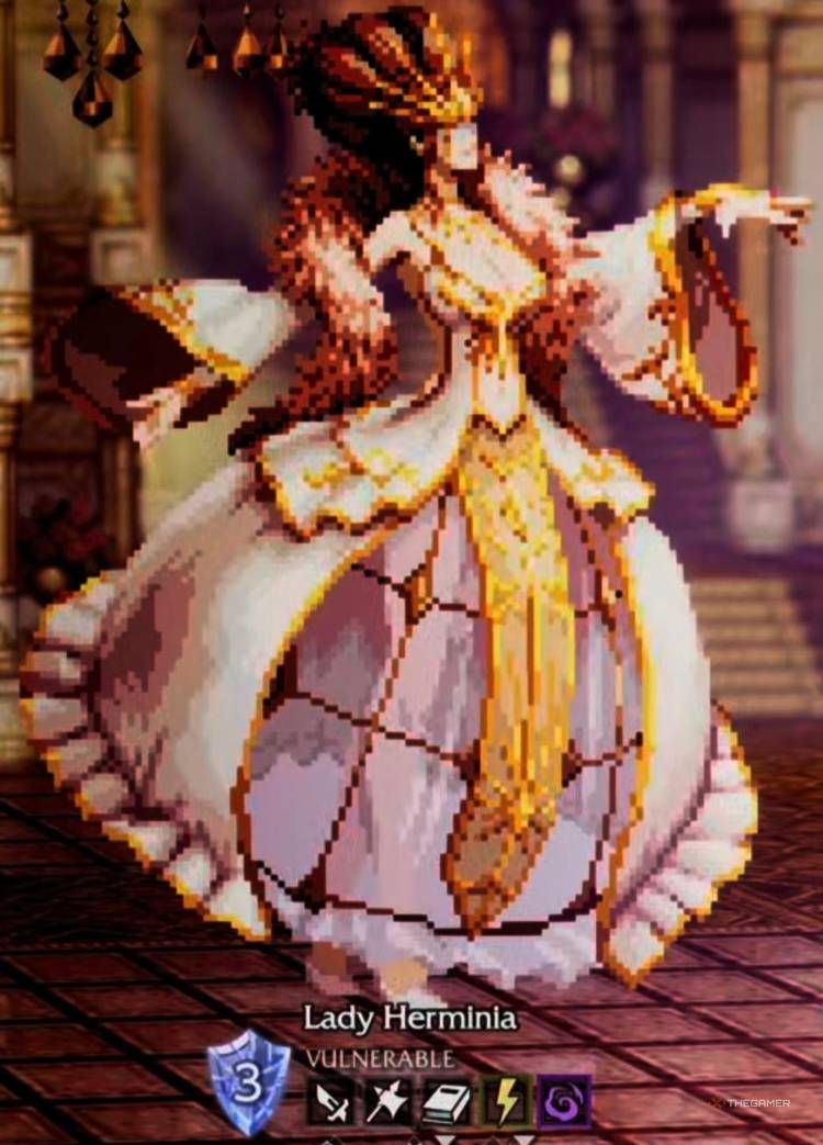 Herminia the Huntress cropped image in Octopath Traveler 0.