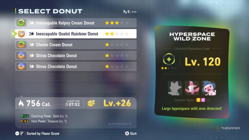 A Hyperspace Distortion with Toxel in it in Pokemon Legends: Z-A Mega Dimension DLC.