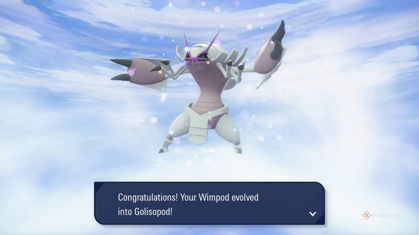 Golisopod in Pokemon Legends: Z-A Mega Dimension DLC.