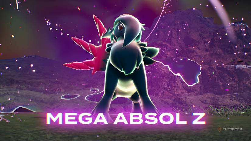 Rogue Mega Absol Z in Pokemon Legends: Z-A Mega Dimension.