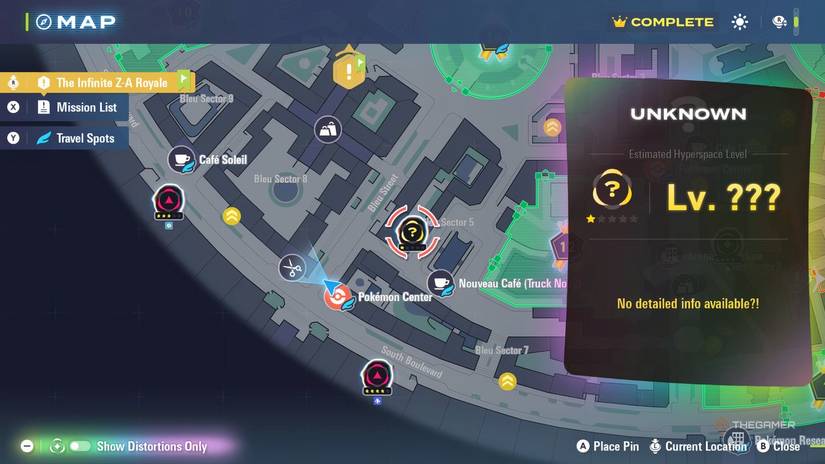 Location of Dubious Disc in Pokemon Legends: Z-A.