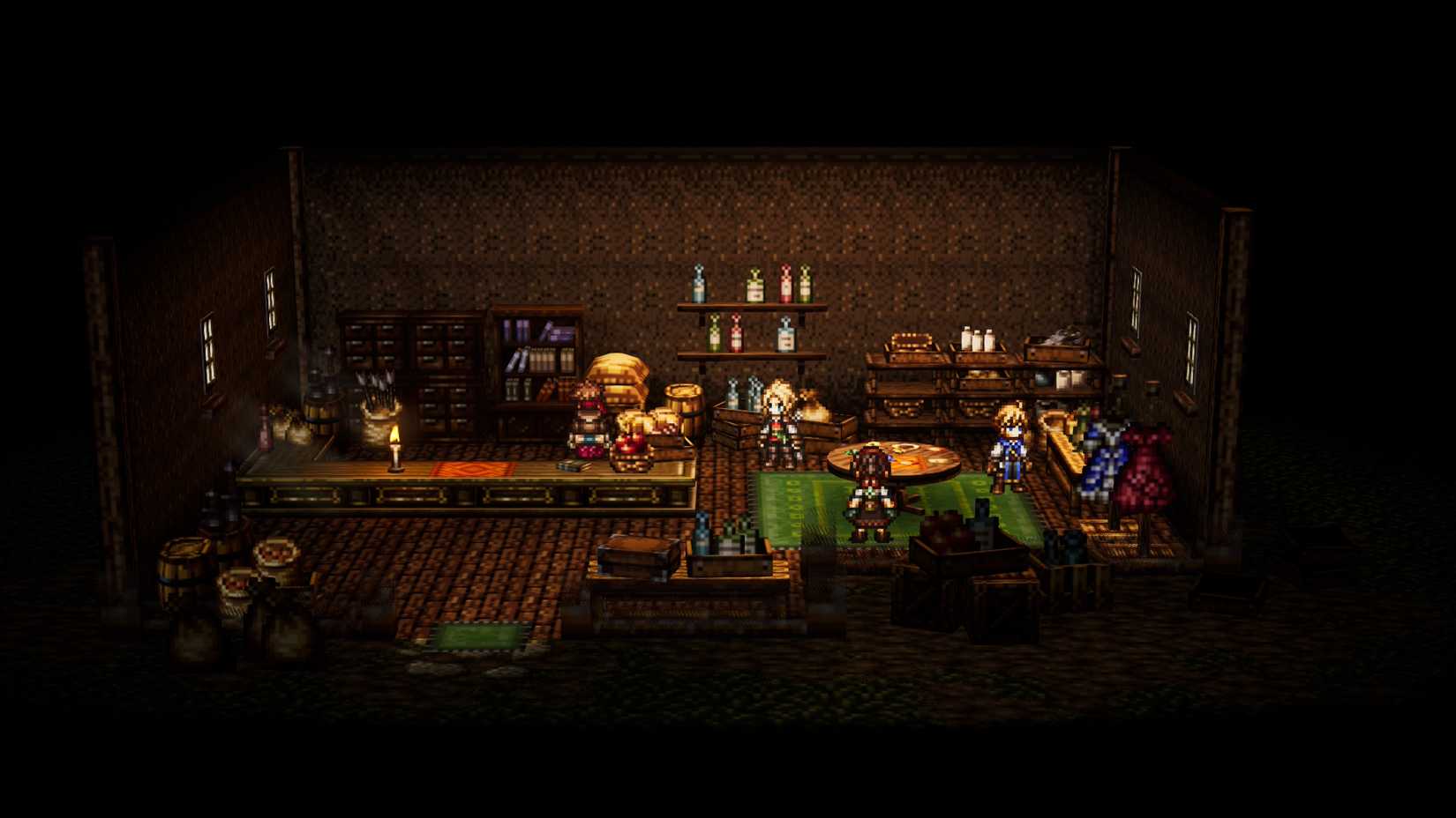 LUdo's shop in Octopath Traveler 0 continued.