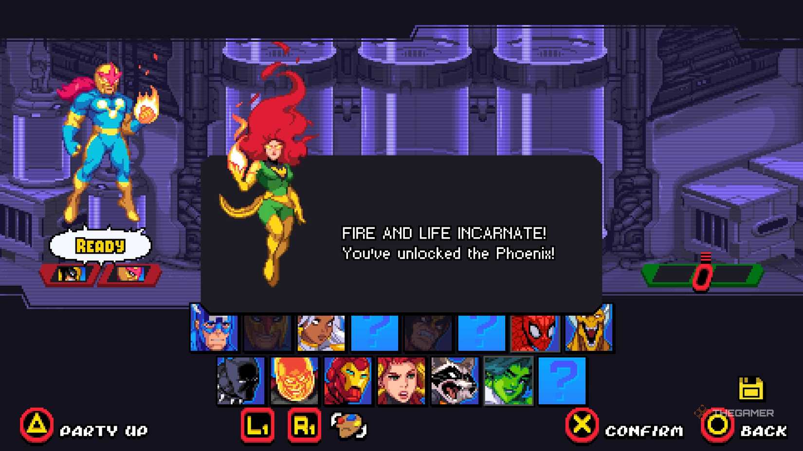 Unlocking Phoenix in Marvel Cosmic Invasion.