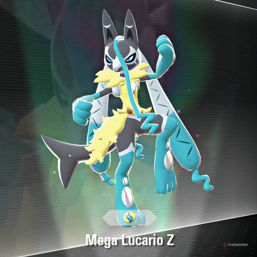 Mega Lucario Z in Pokemon Legends_ Z-A Mega Dimension