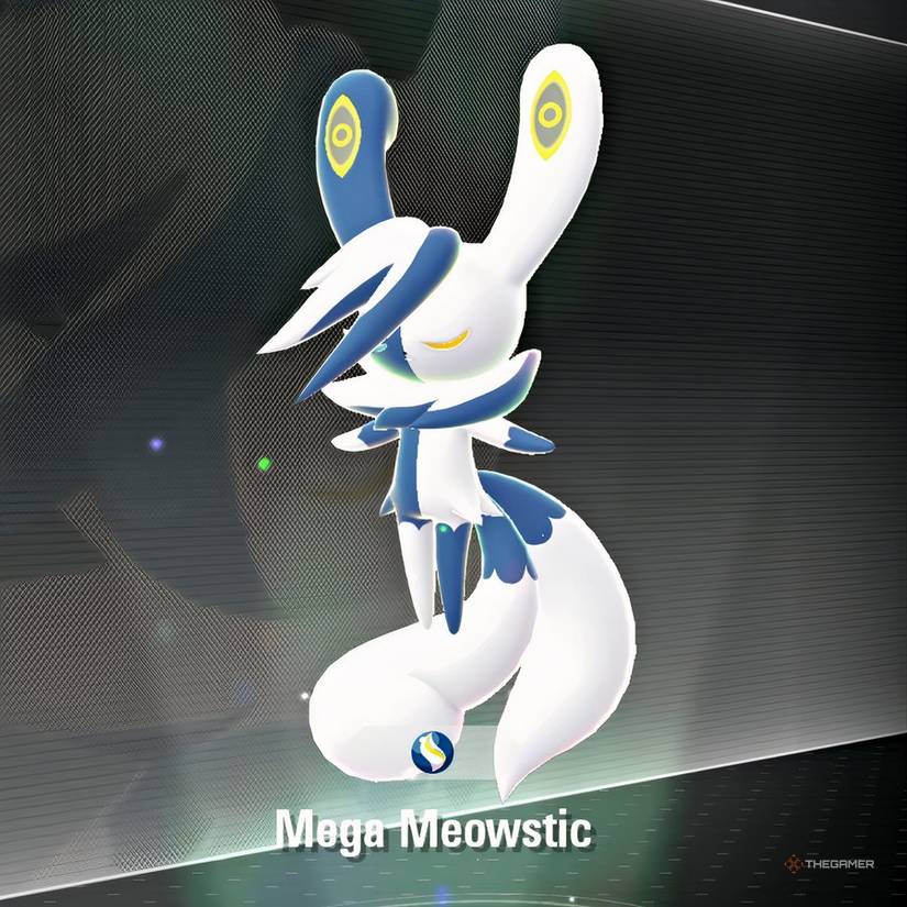 Mega Meowstic in Pokemon Legends_ Z-A Mega Dimension