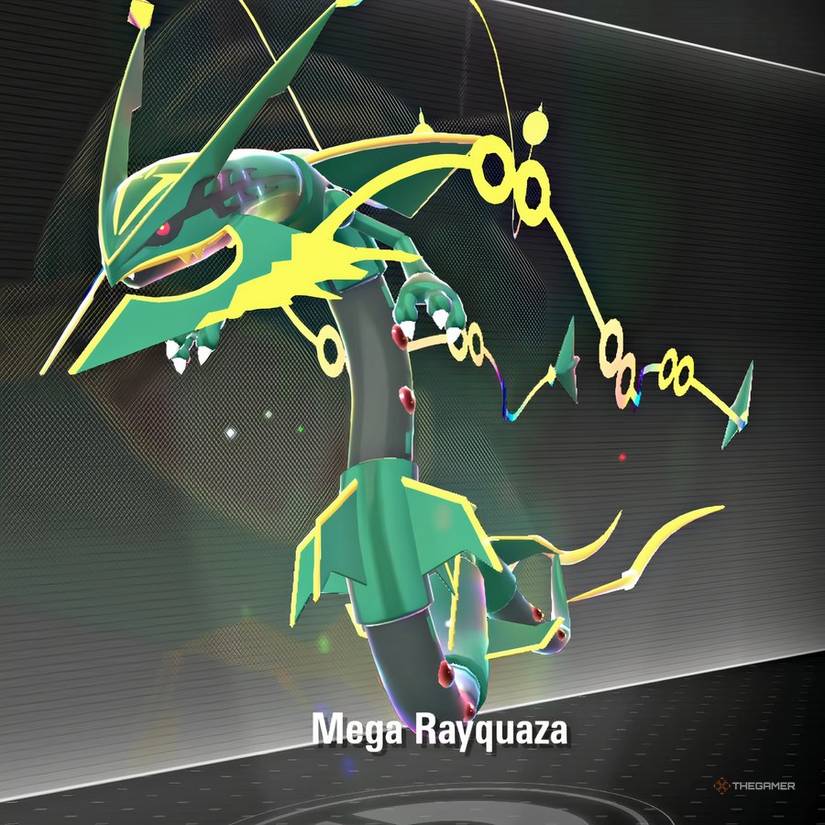 Mega Rayquaza in Pokemon Legends_ Z-A Mega Dimension