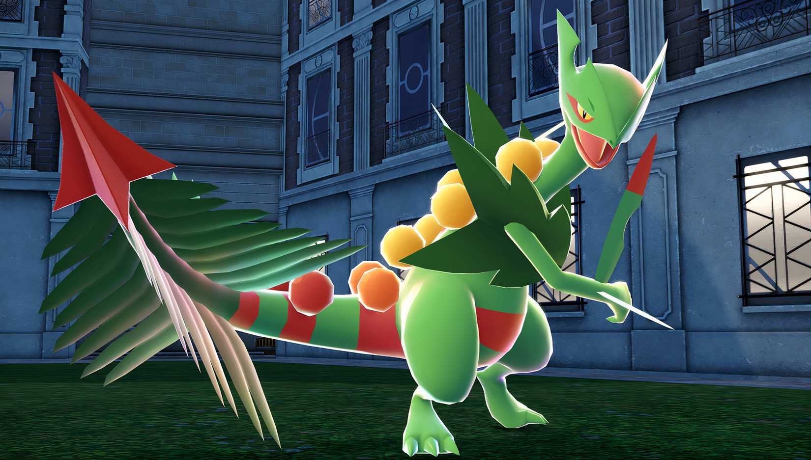 Mega Sceptile in Pokemon Legends Z-A.