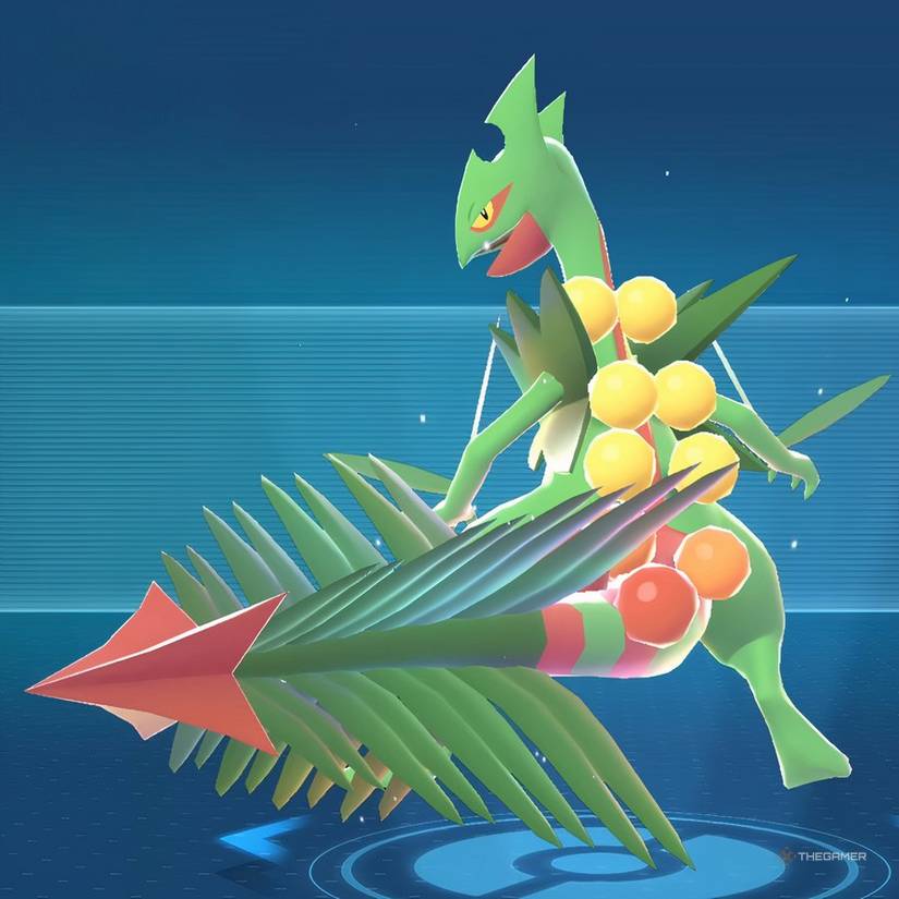 Mega Sceptile in Pokemon Legends_ Z-A Mega Dimension